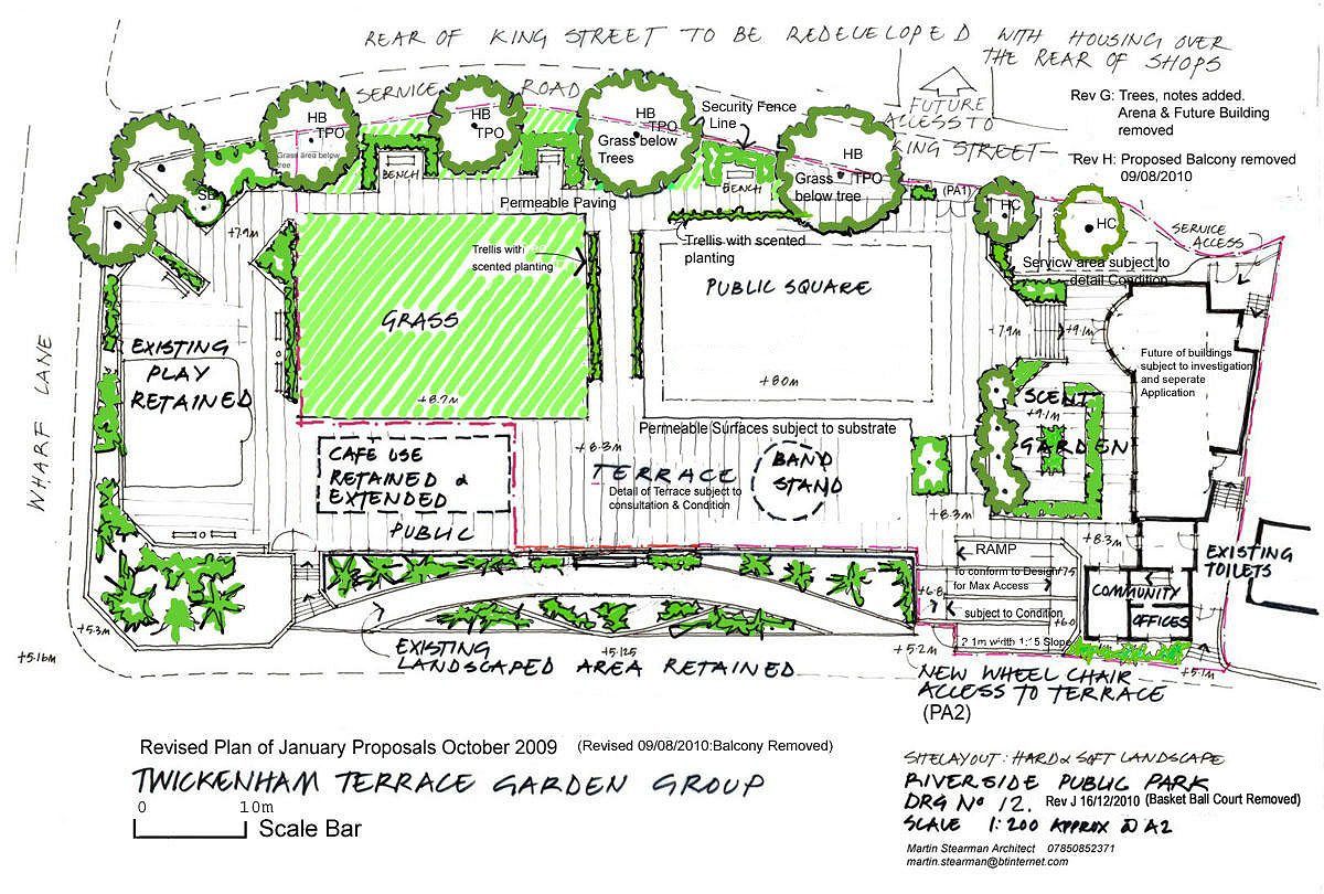 The Terrace Group's plans - Feb 2011. Image copyright &copy; Twickenham Riverside Terrace Group