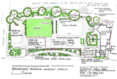 Terrace Group's plan - Oct 2010. Click to see alarger version. Copyright &copy; Twickenham Riverside Terrace Group