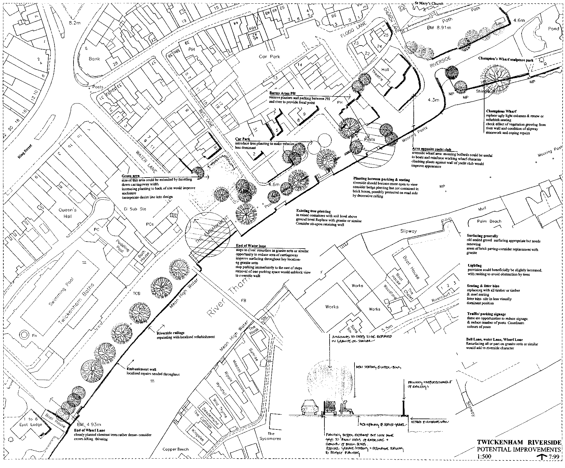 Figure 6 - Improvements to the Embankment (Enlarged)